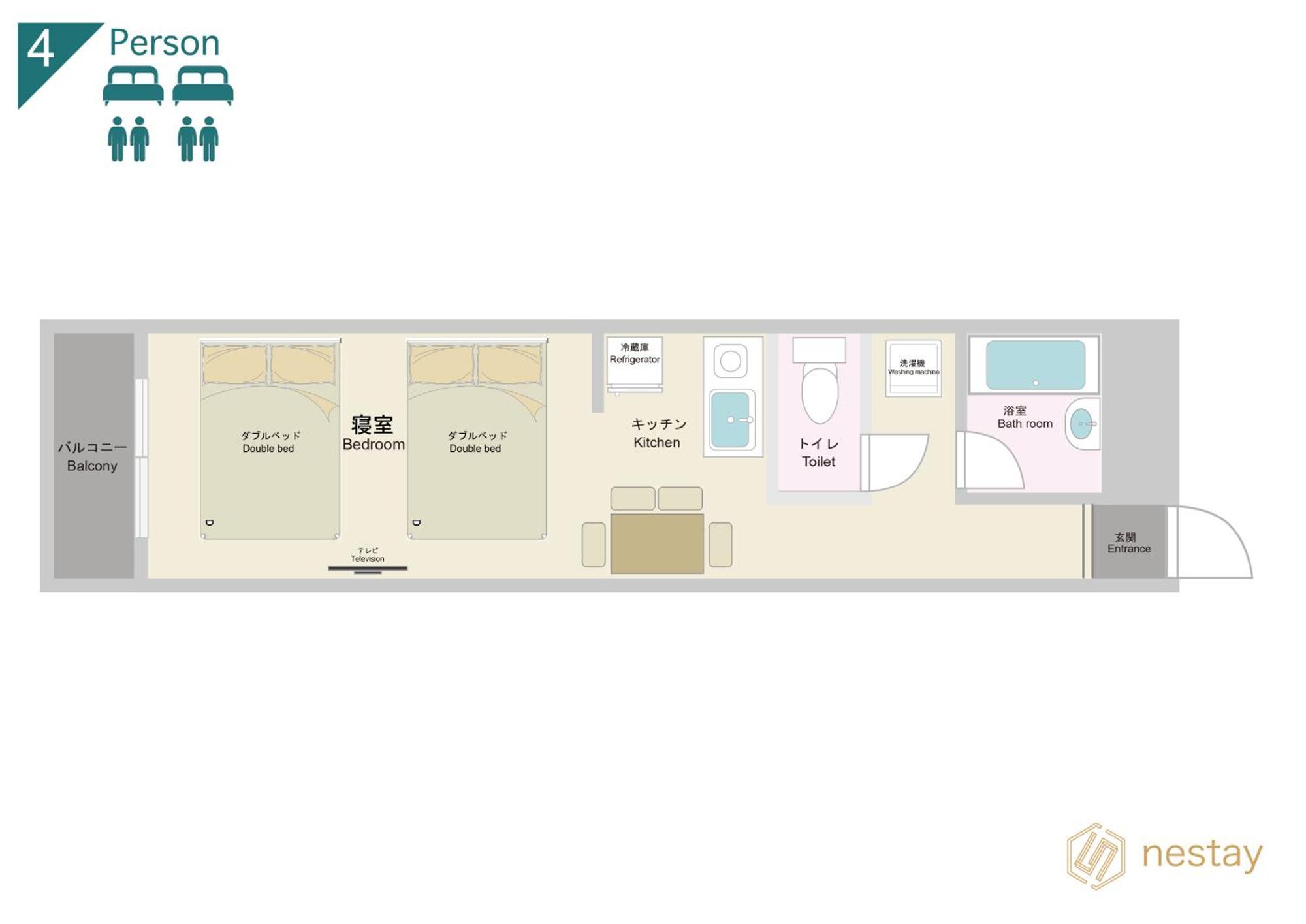 Nestay Apartment Tokyo Shinjuku المظهر الخارجي الصورة